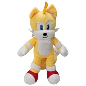 Sonic‎ The Hedgehog Tails Plush Toy Yellow Blue Eyes Stuffed Animal Doll